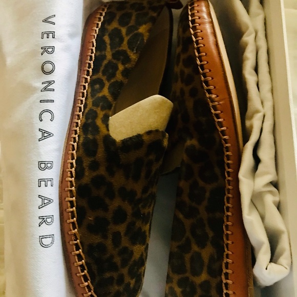 New Veronica Beard Flats Jaide Moccasins Camel New in Box $275 Beige, Brown, Tan - Picture 6 of 7